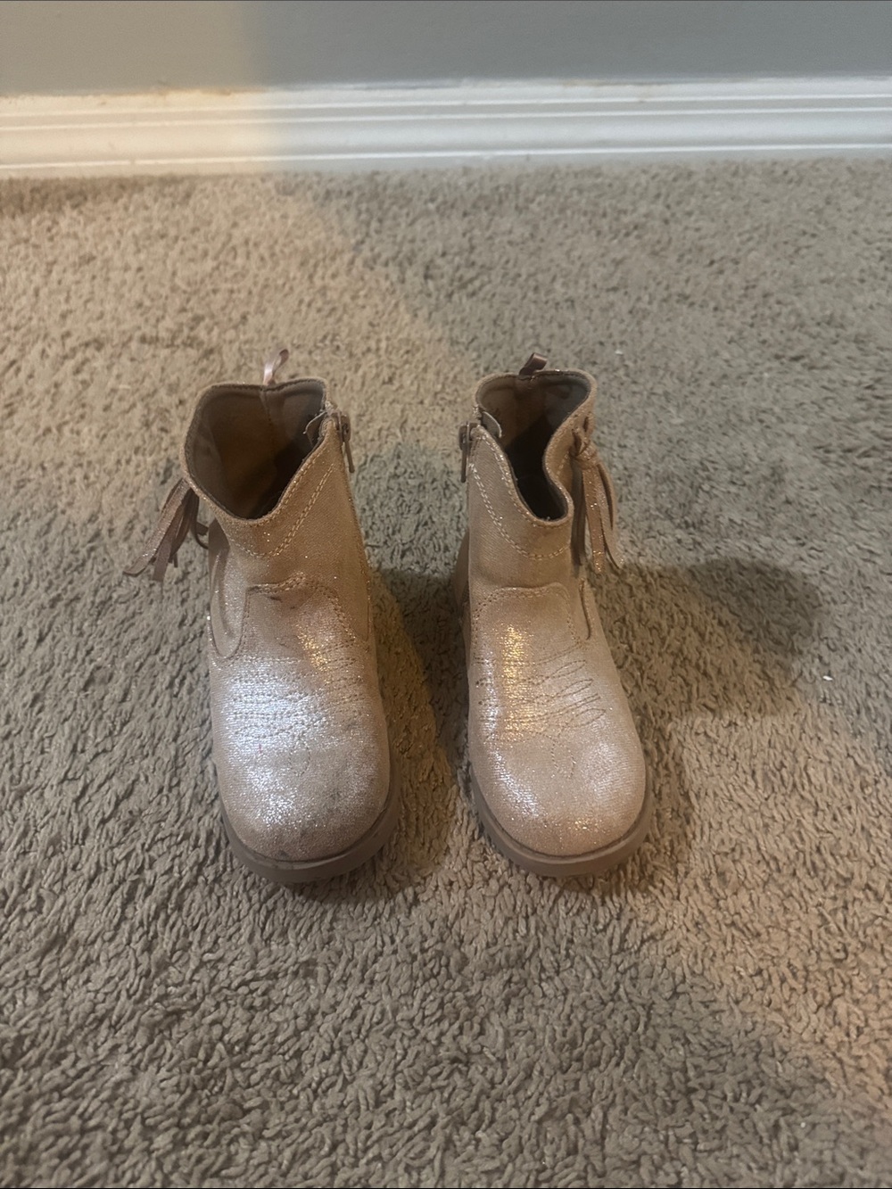 Old Navy Girls Sparkle Ankle Boots
